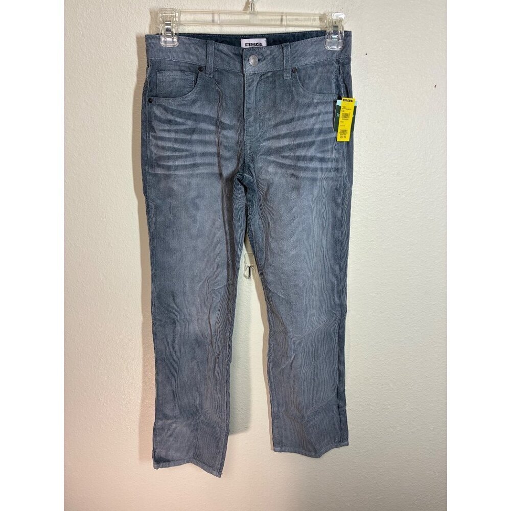 NWT RSQ Corduroy Pants Retro Y2K Cotton Blue Girls Size 10